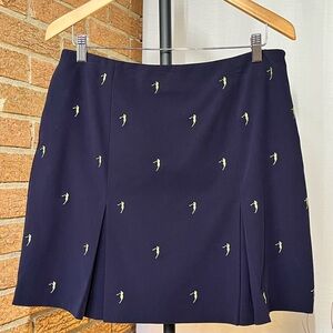 EP Pro Golf navy blue and lime green skort - 10